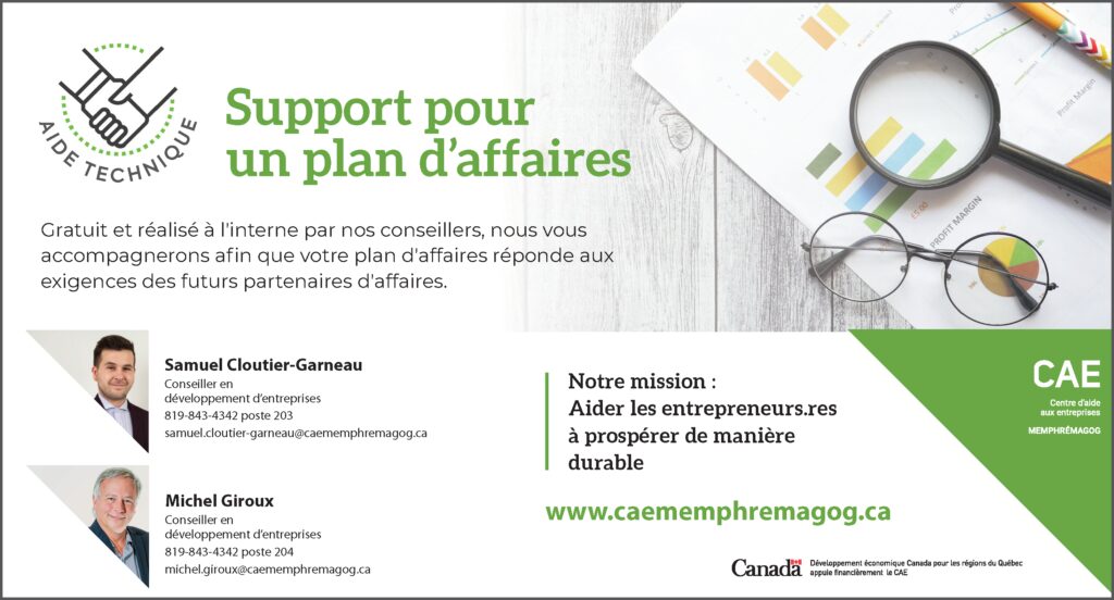 AT support pour plan daffaires